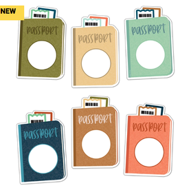 CUT OUT; ASSORTED PASSPORTS 36PC