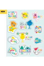 MOTIVATIONAL STICKER: HAPPY PLACE 72 PC