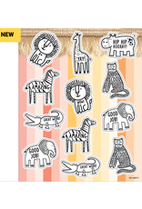 MOTIVATIONAL STICKER: SIMPLY SAFARI 72 PC