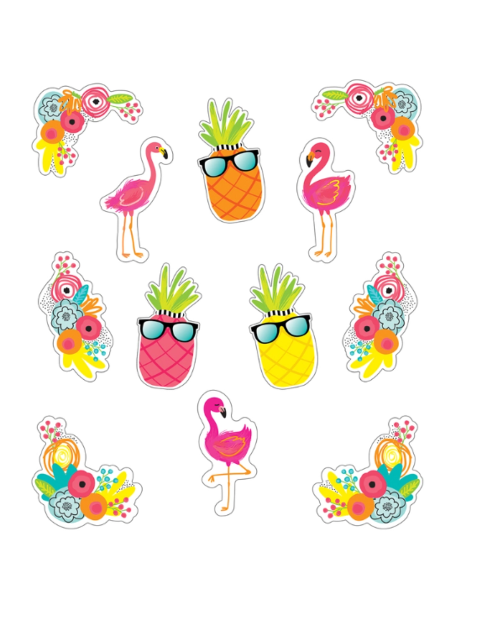 EXTRA LARGE CUT OUT: TROPICAL ACCENTS 12PC