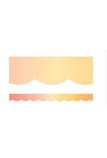 SCALLOPED BORDER: SAFARI SUNSET - 2 3/4"X39'