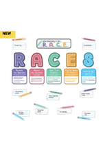 MINI BULLETIN BOARD SET:  RACES WRITING STRATEGIES
