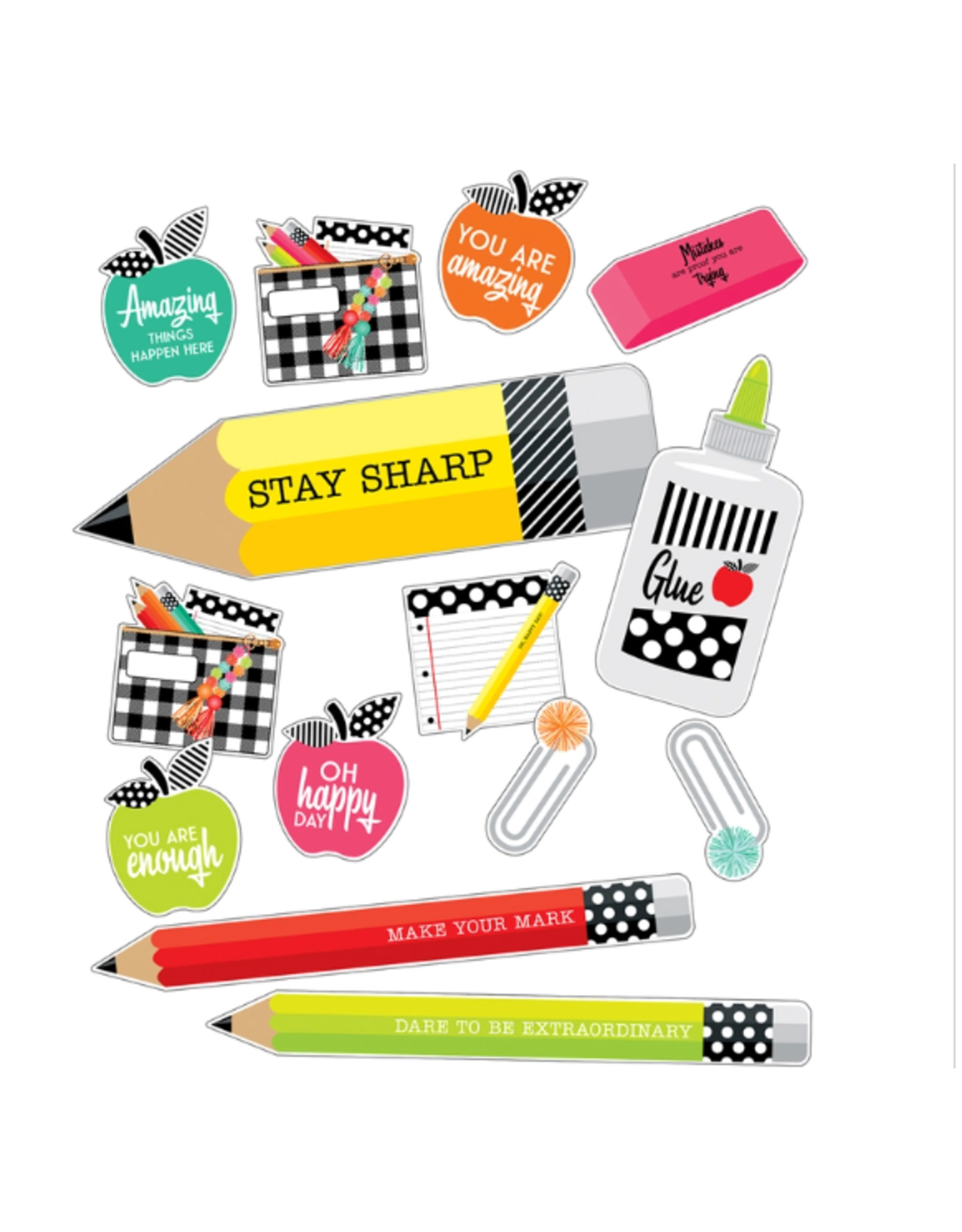 MINI BULLETIN BOARD SET: SIMPLY STYLISH  SUPPLIES