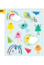SHAPE STICKER: HAPPY PLACE 72 PC