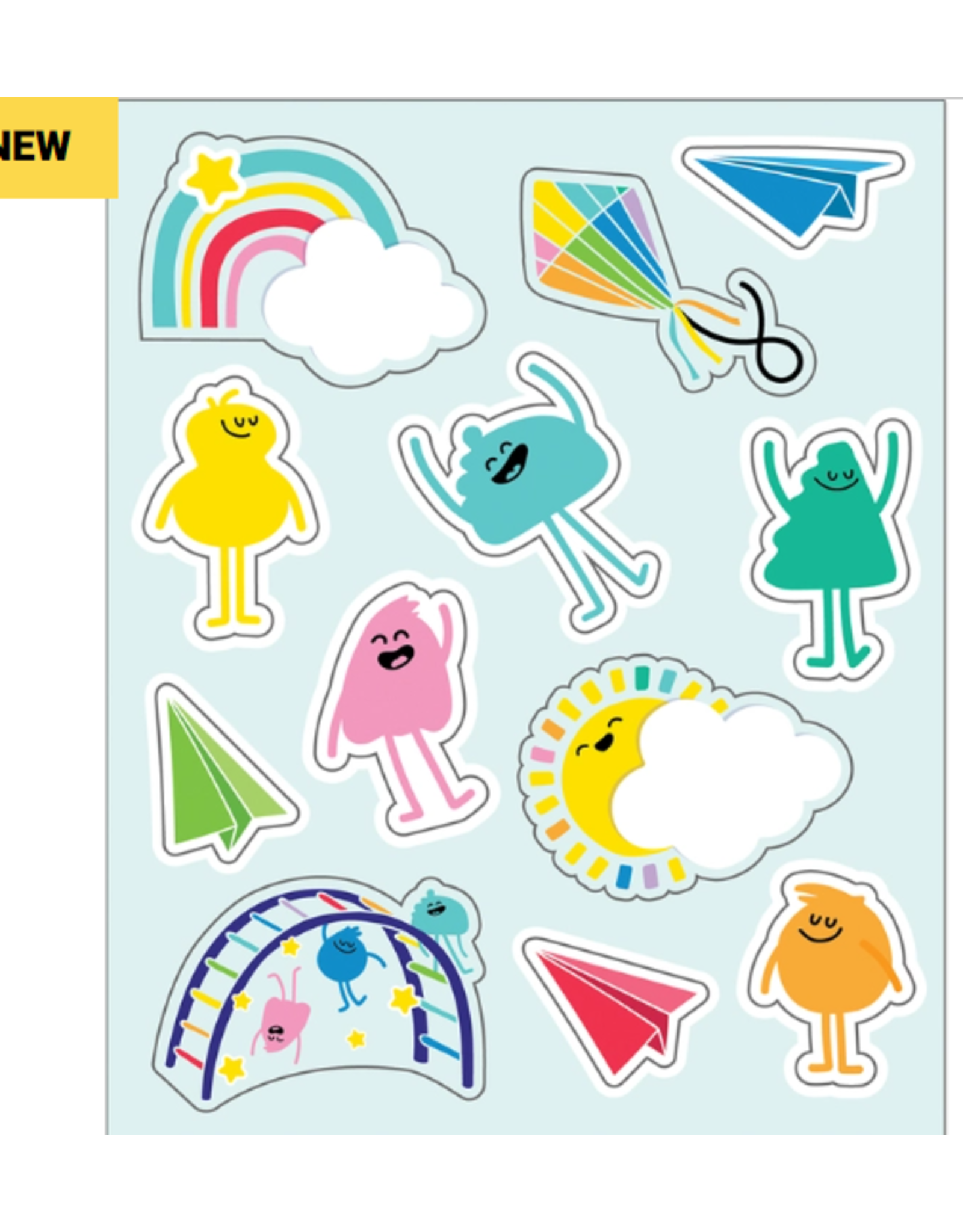 SHAPE STICKER: HAPPY PLACE 72 PC