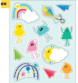 SHAPE STICKER: HAPPY PLACE 72 PC