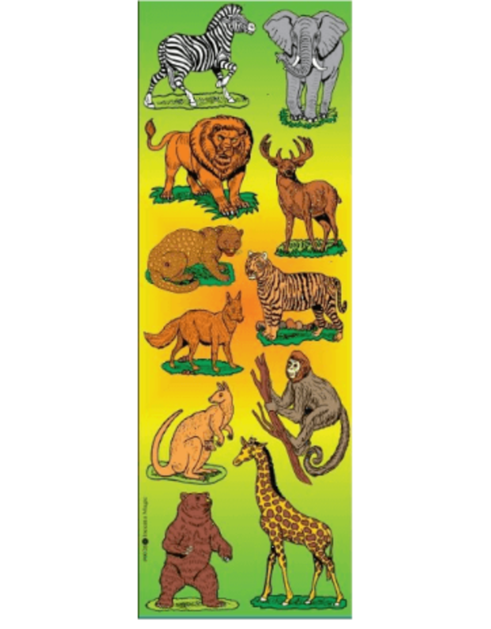 incento magic STICKERS: ANIMALS - 6 SHEETS