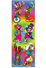 incento magic STICKERS - CLOWN DIE CUT - 6 SHEETS