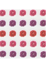 STICKERS: ASSORTED ROSES 10 SHEETS