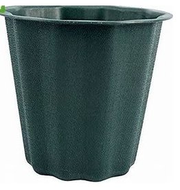 FLORAL PLANTER GREEN  5.5"X5.5"