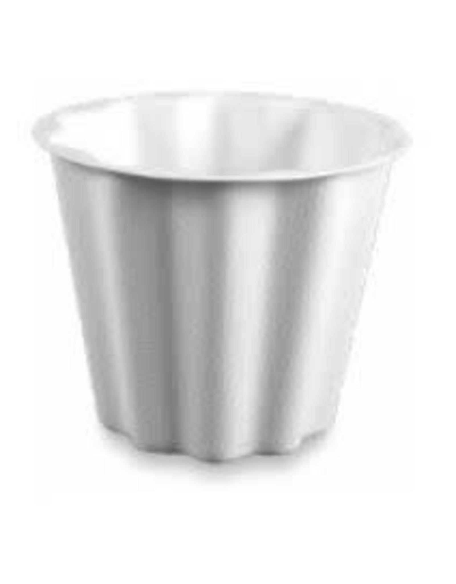 FLORAL PLANTER WHITE 5.5"X5.5"