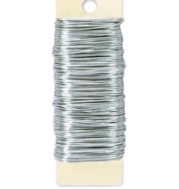 BEADING WIRE 26 GAUGE 270' SILVER