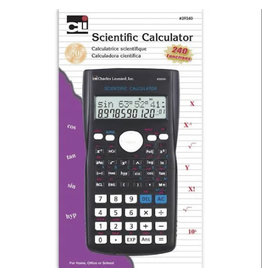 SCIENTIFIC CALCULATOR SOLAR/BATTERY POWERED - 240 FUNCTIONS