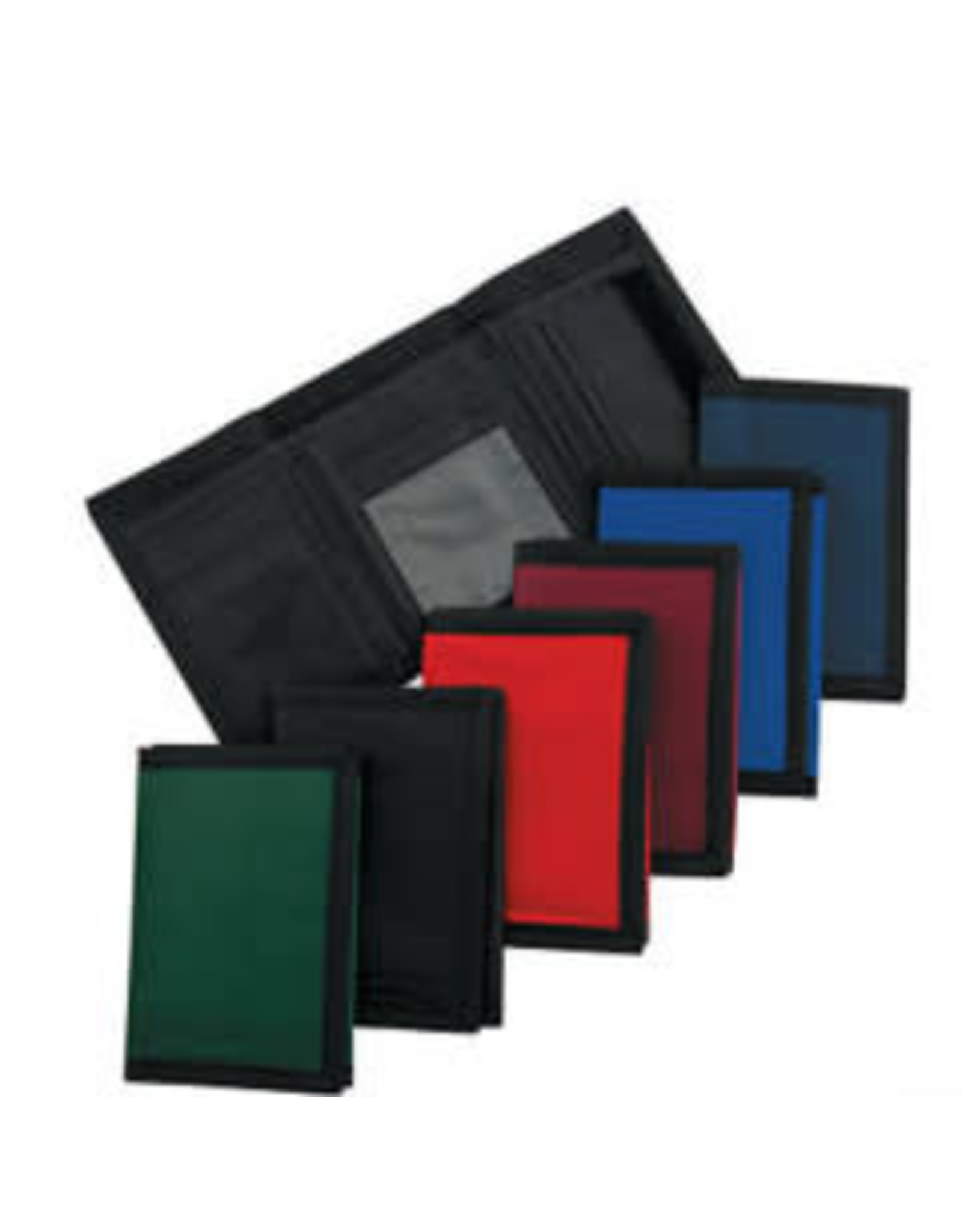 WALLET - NYLON BASIC COLORS - 12 PACK