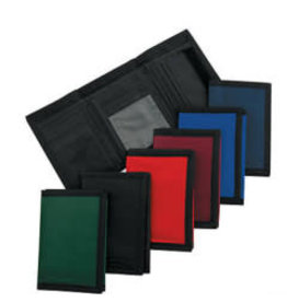 WALLET - NYLON BASIC COLORS - 12 PACK