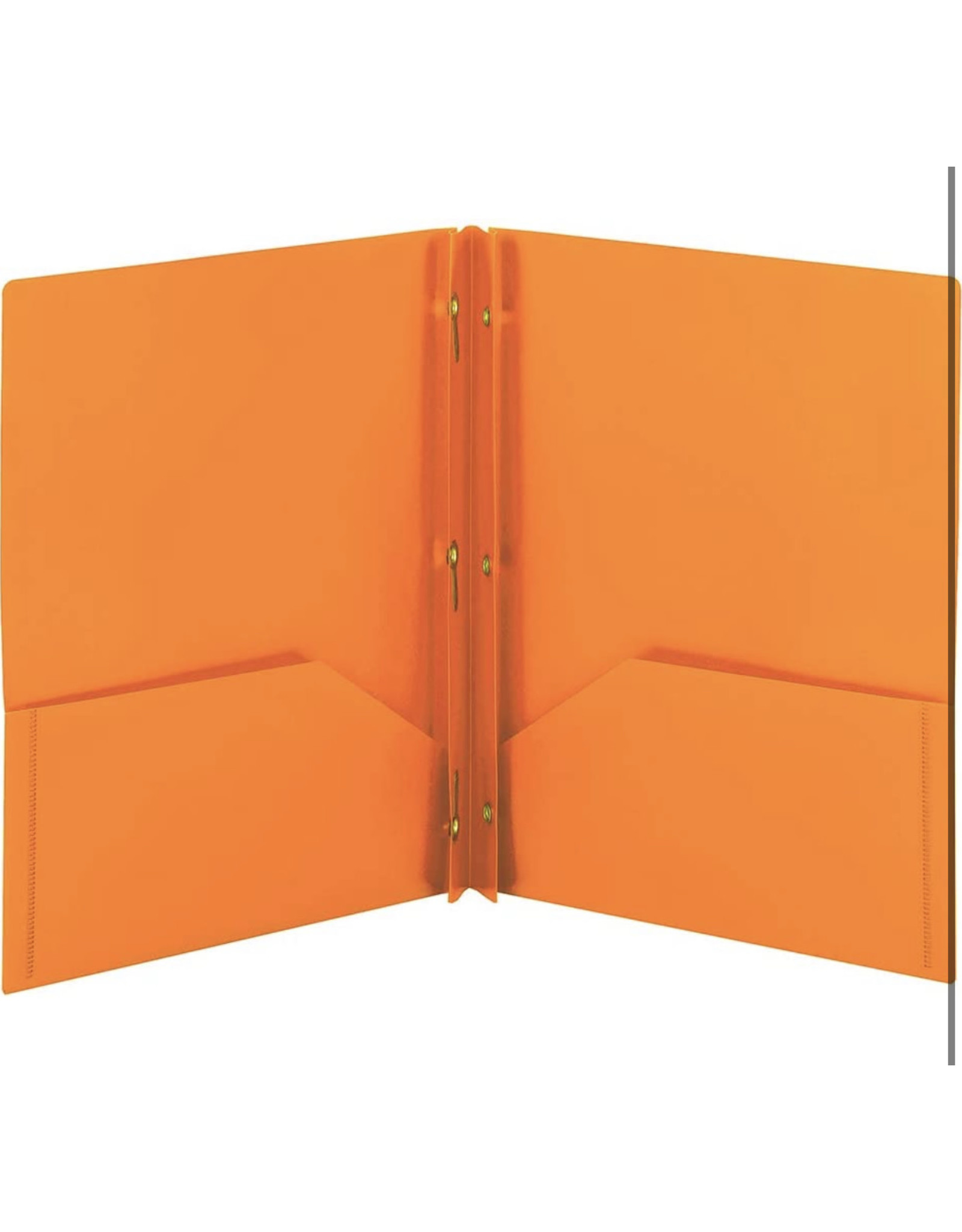 TWIN POCKET POLY PORTFOLIO W PRONGS