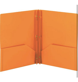 TWIN POCKET POLY PORTFOLIO W PRONGS