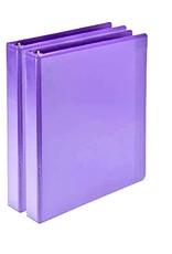 TINTED VIEW BINDER 1"   W/  2PKTS
