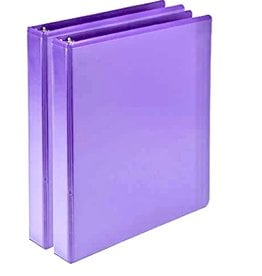 TINTED VIEW BINDER 1"   W/  2PKTS
