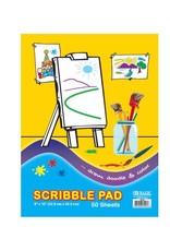 BAZIC SCRIBBLE PAD 9X12 50SHT