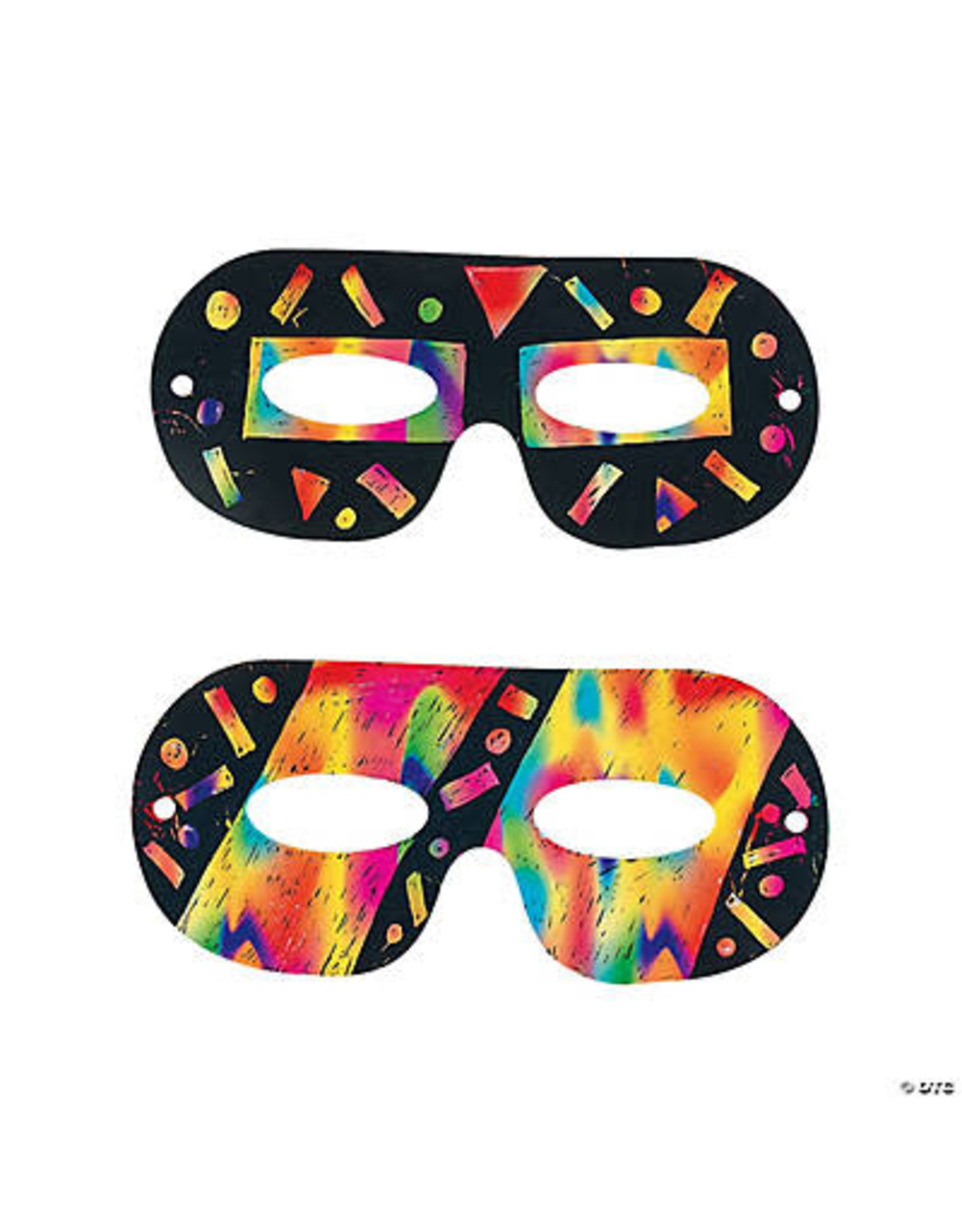 DYO MAGIC SCRATCH MASKS 24PC