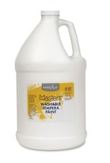 WASHABLE TEMPERA PAINT GALLON-WHITE