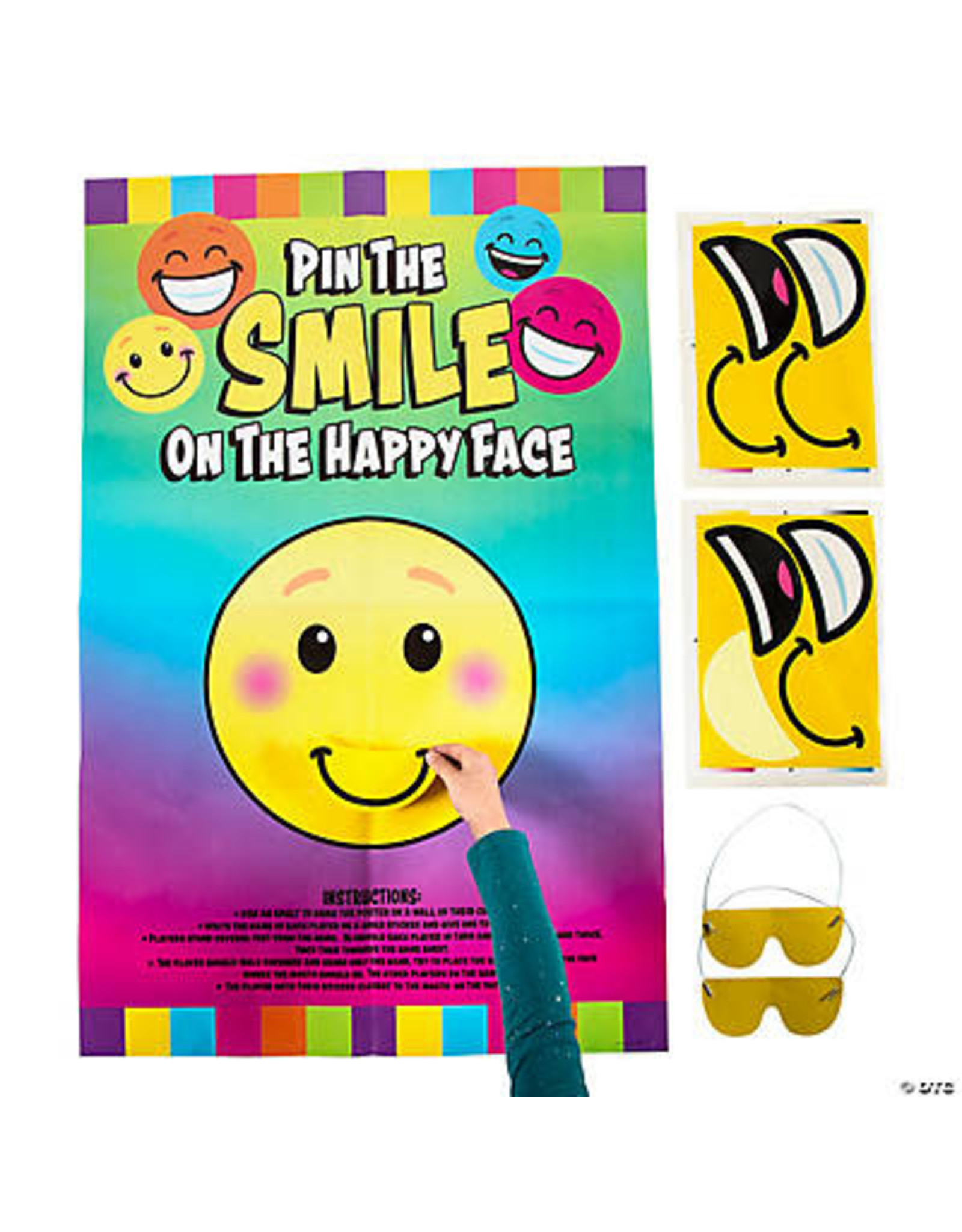 PIN THE SMILE ON THE FACE