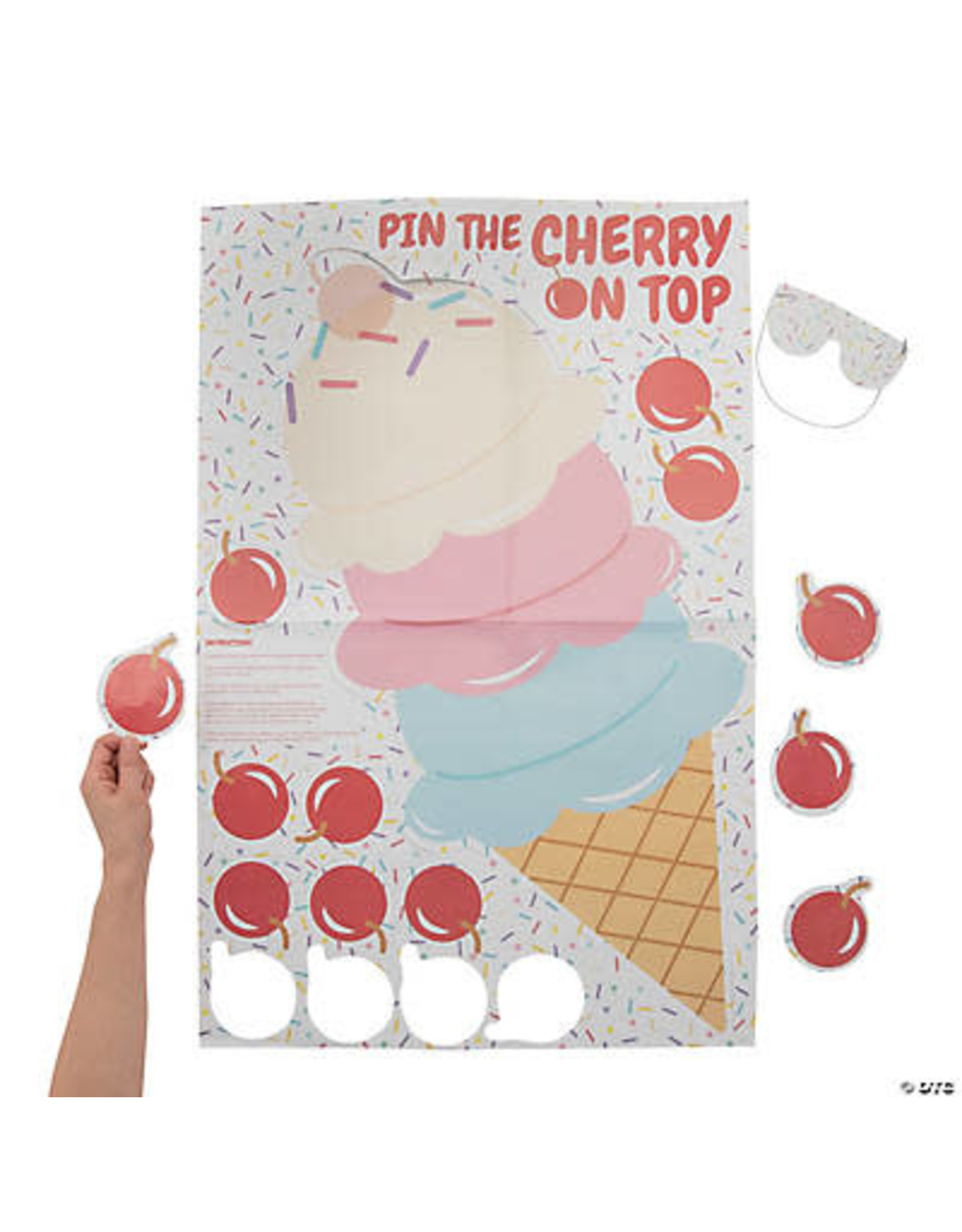 PIN THE CHERRY ON THE ICECREAM