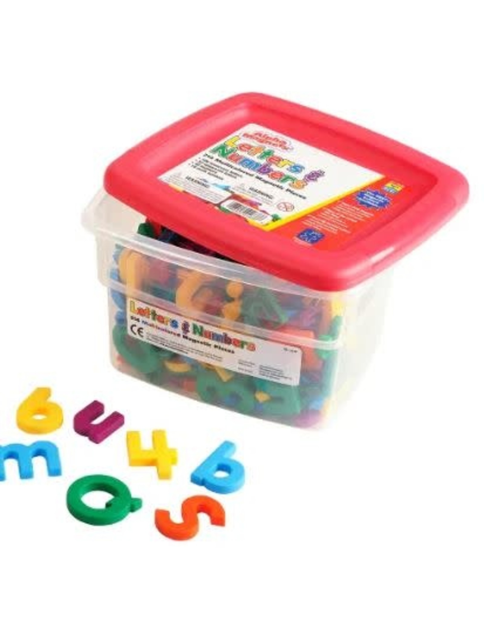MULTICOLOR ALPHA AND MATH MAGNETS 214 PC