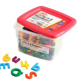 MULTICOLOR ALPHA AND MATH MAGNETS 214 PC