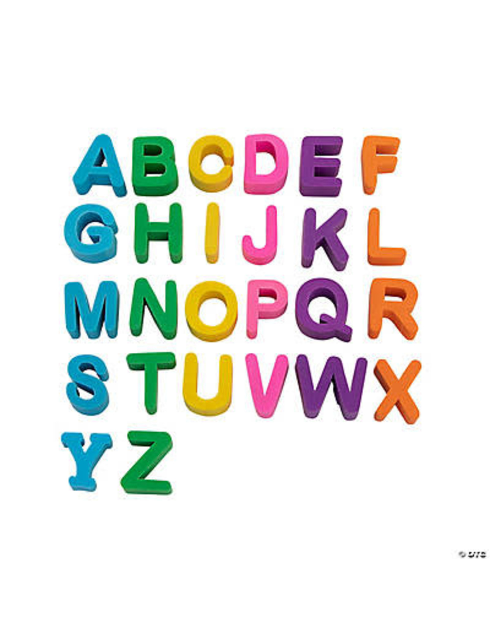 ALPHABET ERASERS  1-set 26pcs