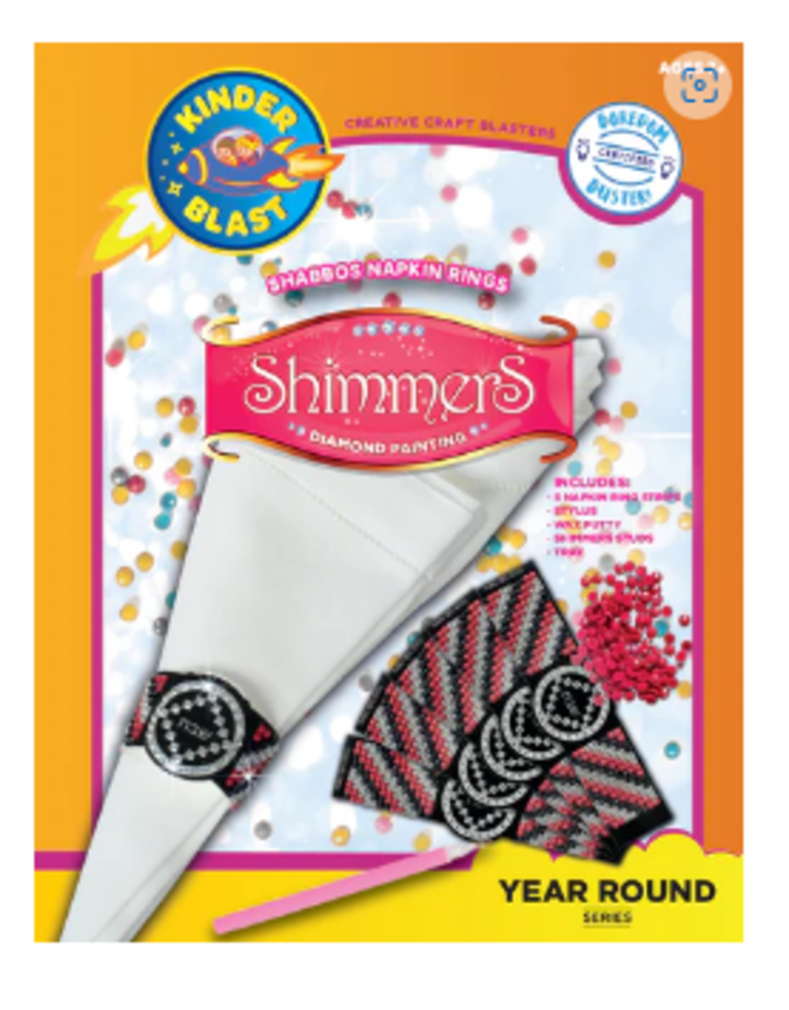 DIAMOND ART: SHABBOS NAPKIN RING