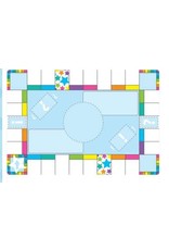 POLY CHART: GAME BOARD SQUARES 13"X19"