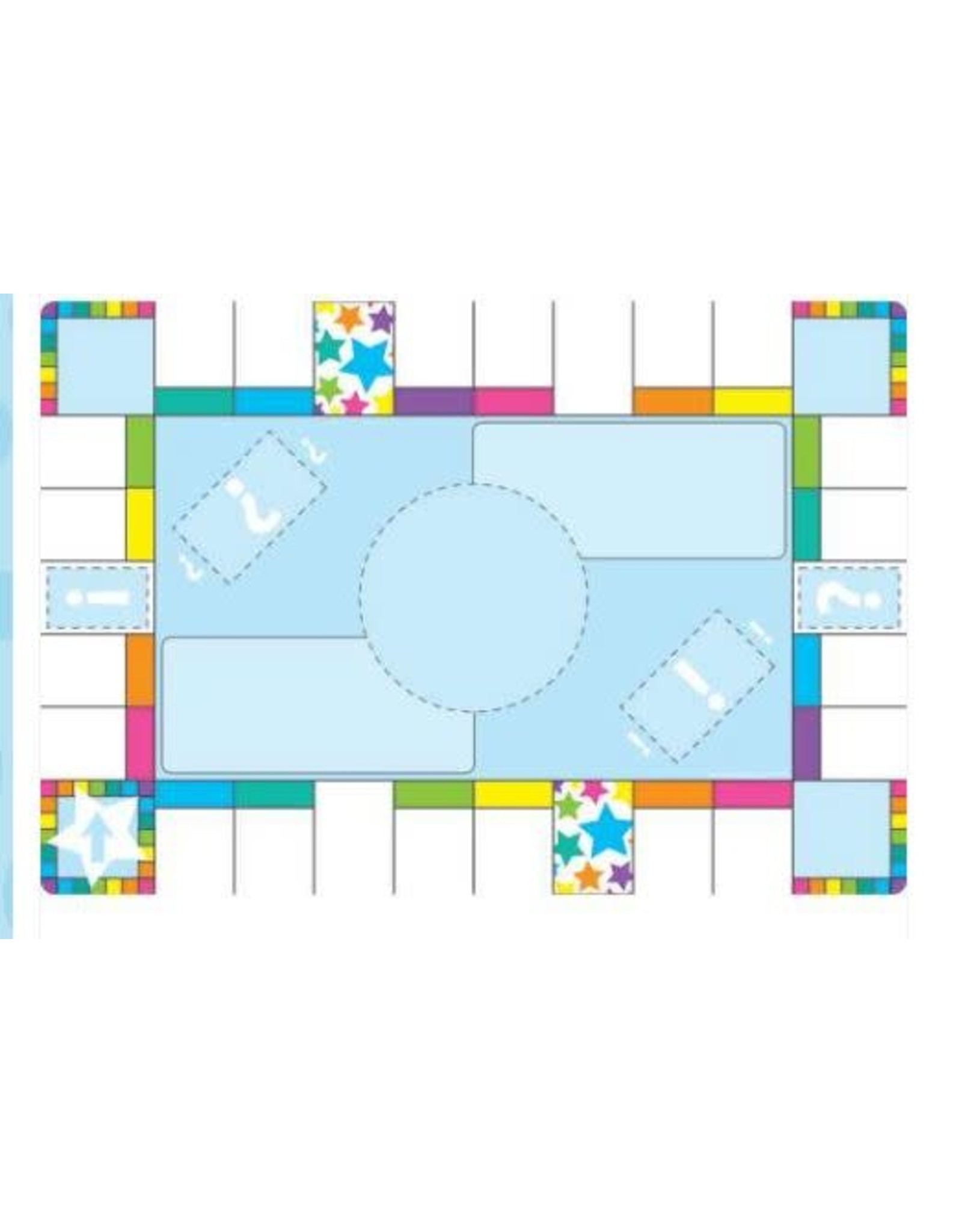POLY CHART: GAME BOARD SQUARES 13"X19"