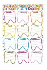 POLY CHART: LOST TOOTH CONFETTI 13"X19"
