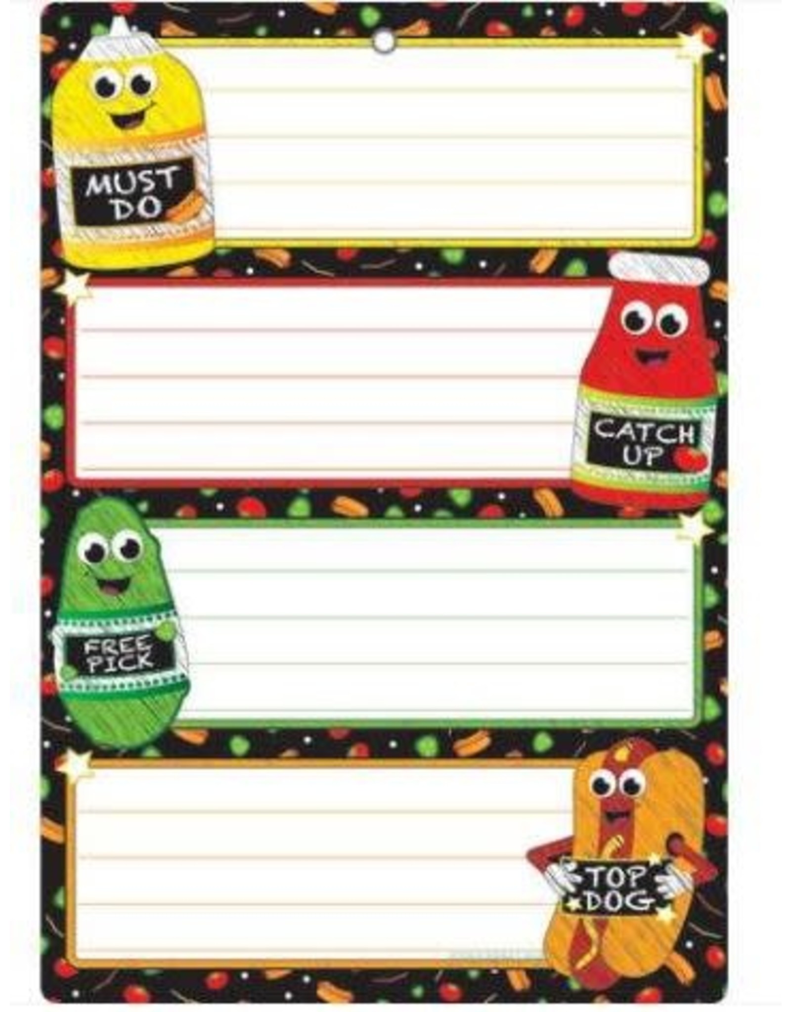 POLY CHART:  CATHCH UP -MUST DO 13"X19"