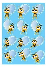 MAGNET SHEET DRY ERASE BEES