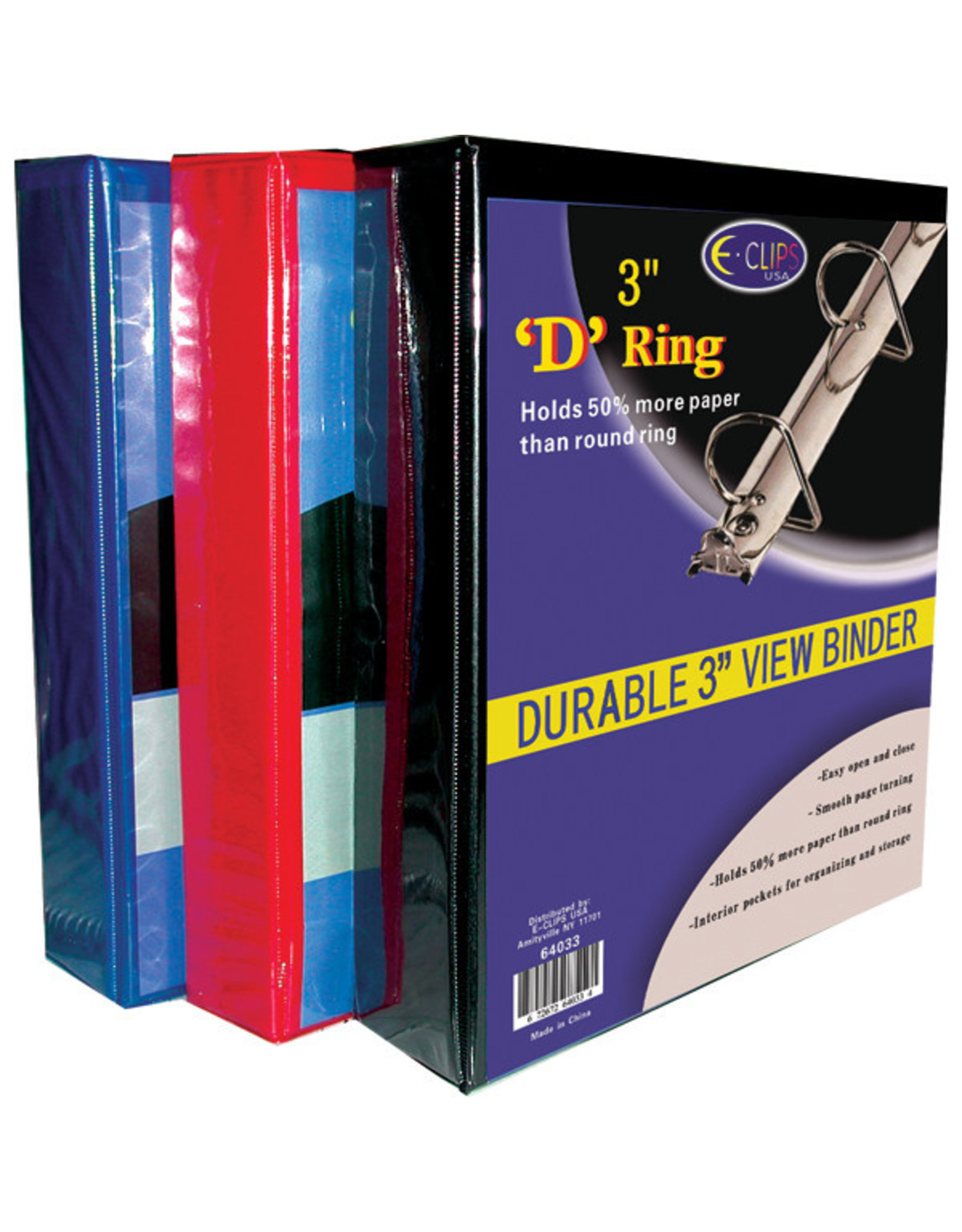 BINDER - 3" - VIEW - D-RING