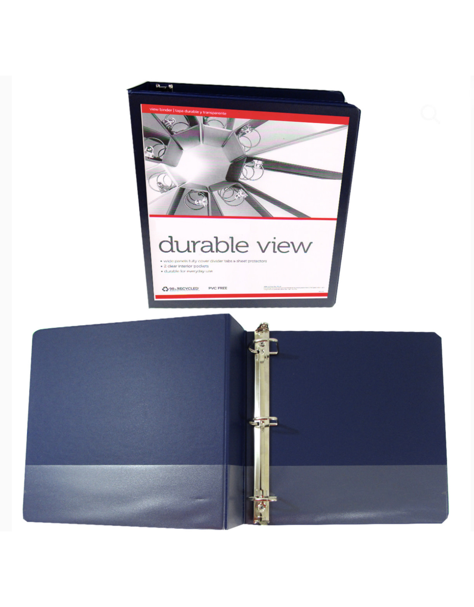 BINDER 1" - VIEW - BLUE - SIDE RING