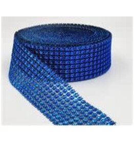 JEWEL FABRIC: BLUE 8 row  10yrd