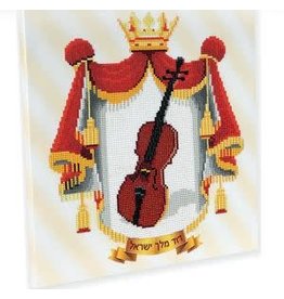 RHINESTONE DIAMOND ART KIT: VIOLIN 14"x14"