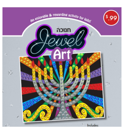 incento magic CHAUNKAH JEWEL ART: MENORAH 6.5"X8"
