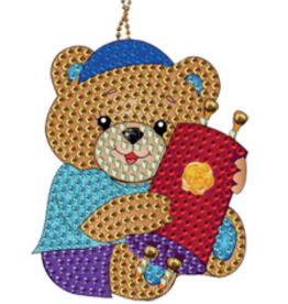DIAMOND ART: KEYCHAIN TORAH BEAR