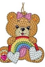 DIAMOND ART: KEYCHAIN RAINBOW  BEAR