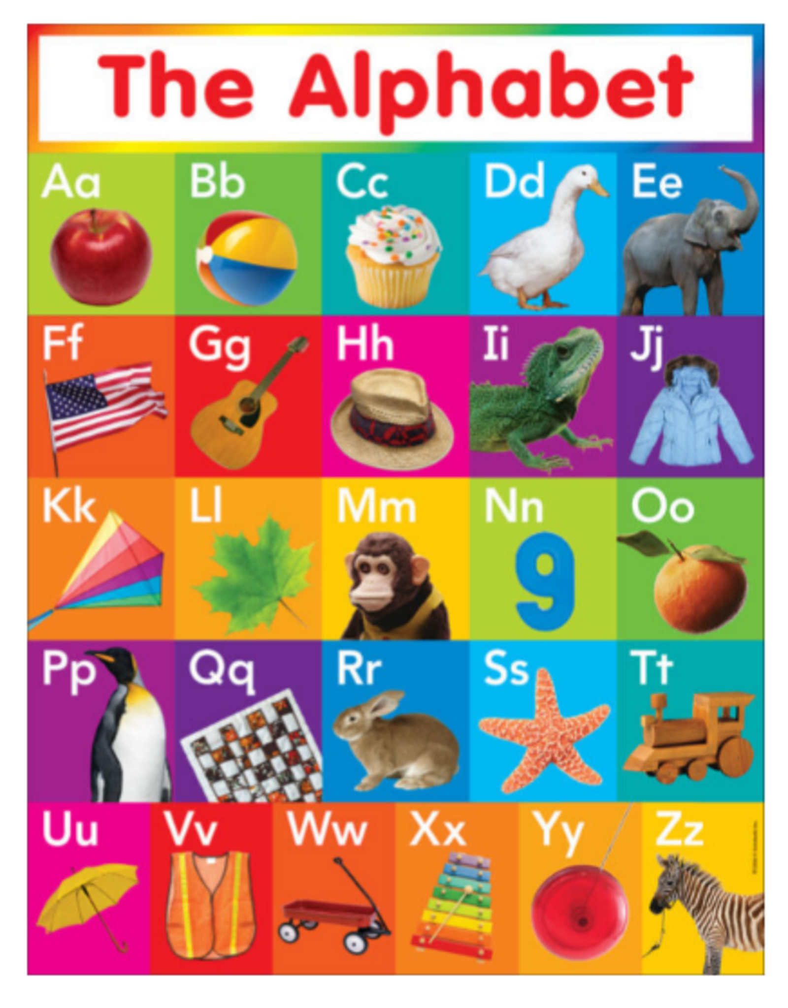 CHARTLET: ALPHABET WITH PICTURES 17"X22"