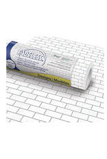 FADELESS  BACKING PAPER 48"x12' : WHITE SUBWAY