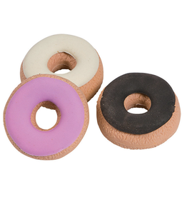 3D DONUT ERASERS  - 12 PACK