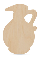 WOOD OIL PITCHER 7"