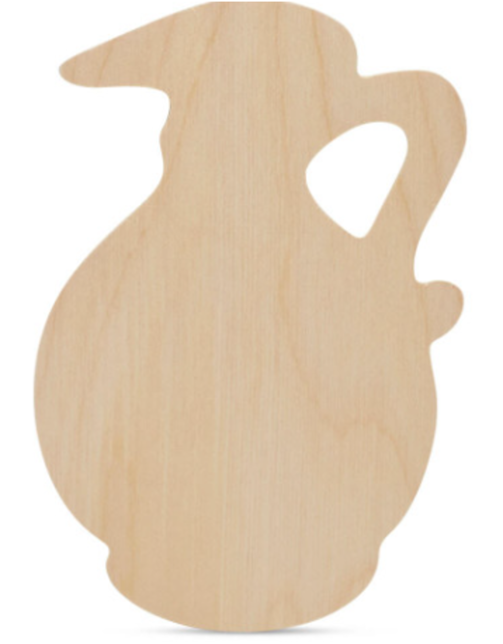 WOOD OIL PITCHER 7"