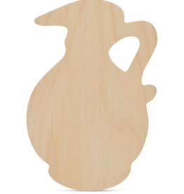 WOOD OIL PITCHER 7"